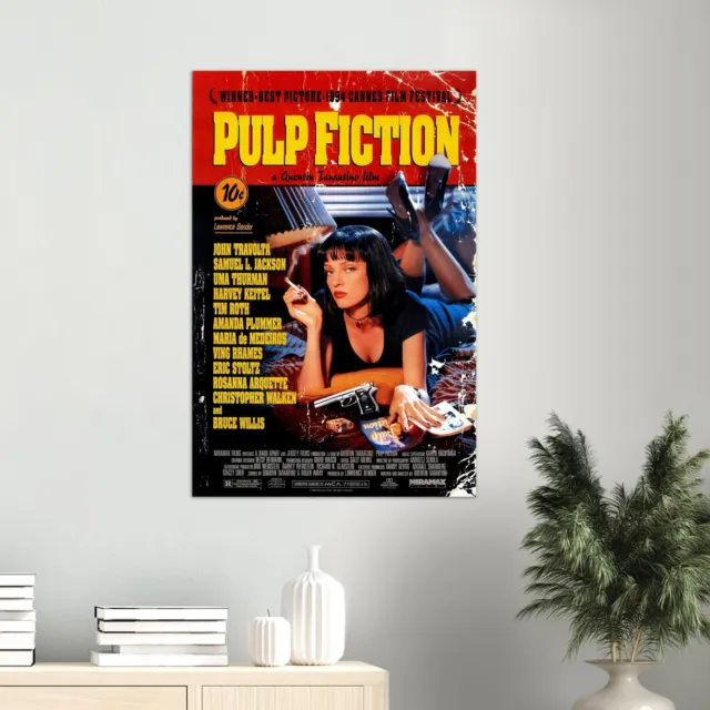 Pulp Fiction Movie Poster - Quentin Tarantino - Original US Version 3