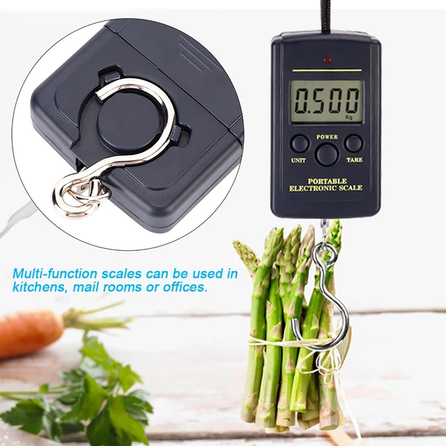 3.3x2x0.8in 40Kg-10g Bilancia A Sospensione Ad Ampio Raggio Bilancia A Gancio