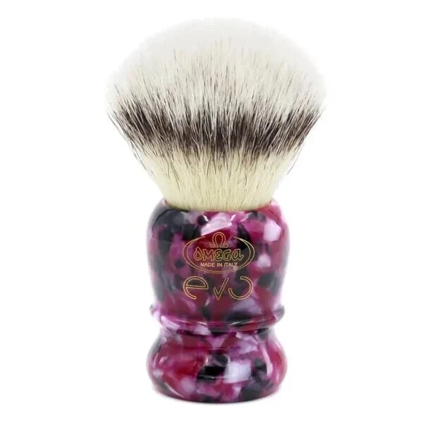 Omega pennello da barba Evo 2.0 sintetico Veteran Purple