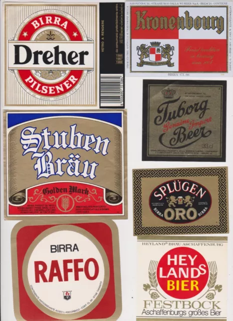 Group Of 30 Beer Labels - See Scans - Pack W9