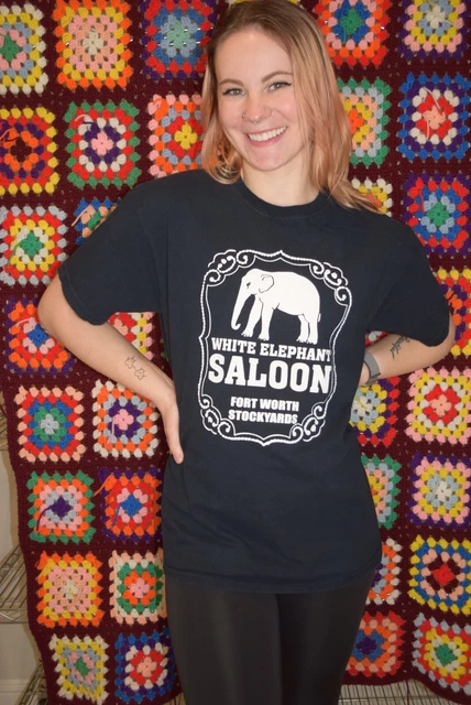 WHITE ELEPHANT SALOON T-Shirt XL Stockyards Ft Worth Texas