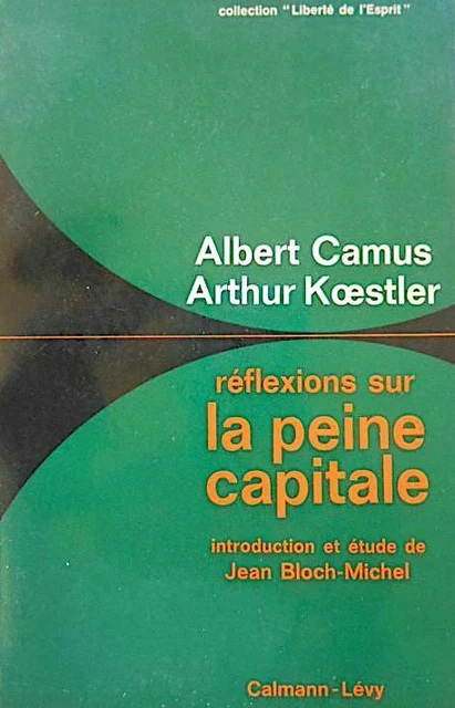 Réflexions sur la peine capitale