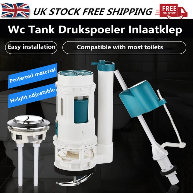 COMPLETE TOILET CISTERN Repair Kit Water Tank Fill Part Drain Flush