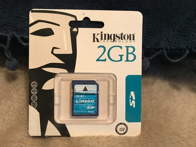 Tarjeta de memoria digital segura para tarjeta SD Kingston de 2 GB. Marca confiable de confianza
