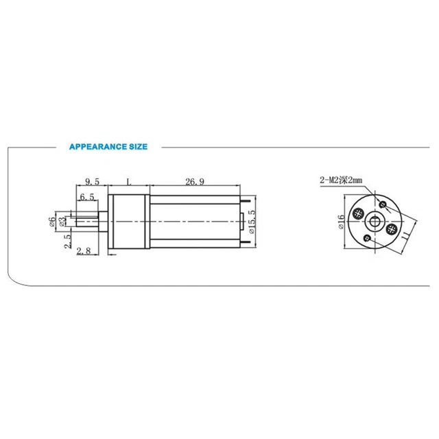 16GA-050 12 V DC 800 RPM leistungsstarker drehmomenthoher Getriebemotor ...