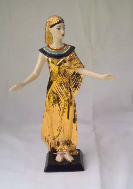 1989 Franklin Mint SELKET The Goddess of Magic 24K Gold Fine Porcelain Figurine