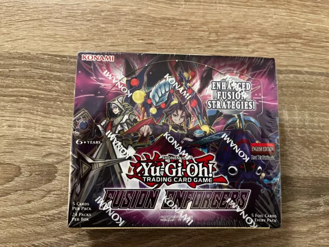 Yugioh Fusion Enforcers booster Box English 2017 Rarität 1 Edition 100% Original