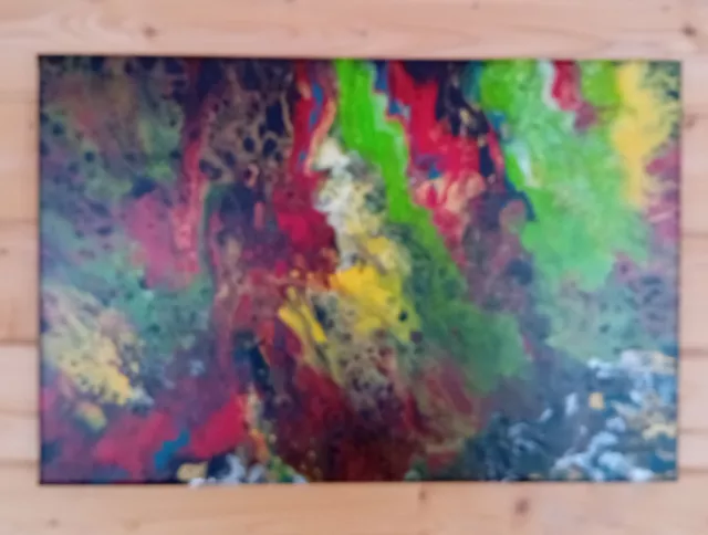 Abstrakte Malerei Kunst Acryl Bild Gemälde Modern ORIGINAL  UNIKAT