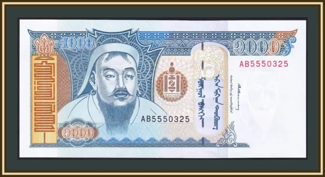 Mongolia 1000 tugriks 1997 P-59 (59b) UNC