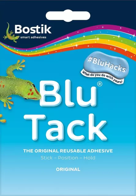 Blu Tack Adhesivo Reusables Azul Masilla Tac Práctico Hornos 1/2/3/4 / 6/12