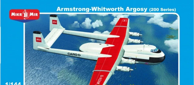 Armstrong-whitworth Argosy (200 Series) model scale 1/144 Mikro Mir 144-014 Armstrong-whitworth Argosy (200 Series) model scale 1/144 Mikro Mir 144-014