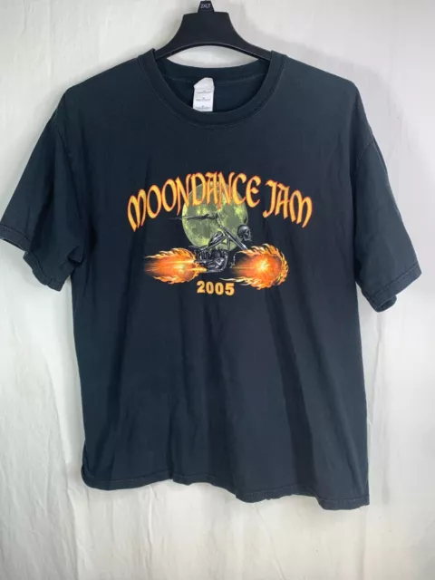 Moondance Jam 2005 Concert T-Shirt Journey REO Speedwagon Lynyrd Skynyrd Tesla