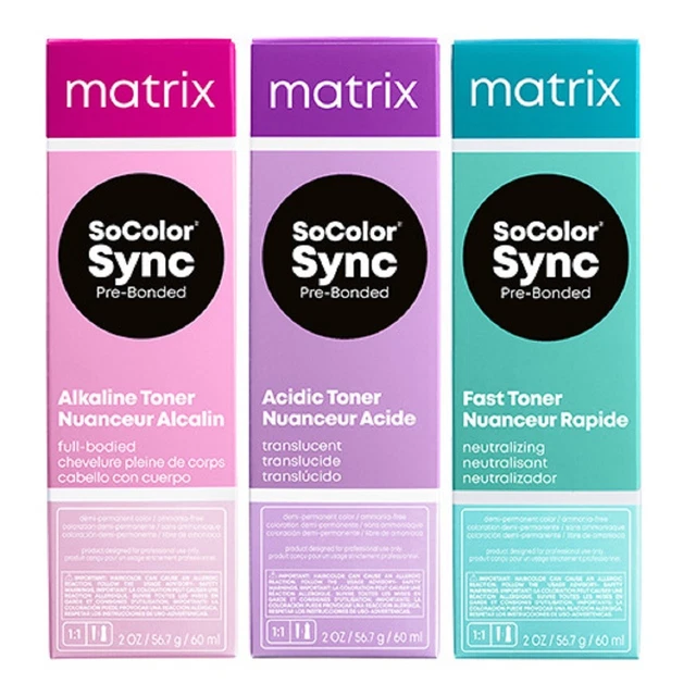 MATRIX SYNC DEMI Permanent Cream Hair Color 2oz NEW (Pick shade)