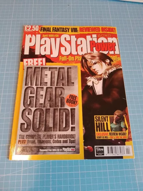 Issue 38 Playstation Power Magazine 1999 + Metal Gear Solid Walkthrough Book Gc