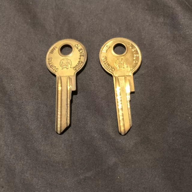 Curtis   Y6 key blank Y-6  VINTAGE key   Bulldog logo