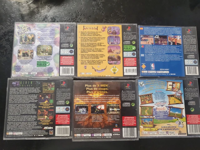 Lot De 5 Jeux PS1 PAL FR - Tomb Raider 3 Et Autres - Complets + BONUS