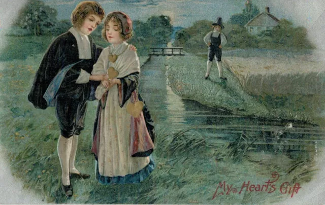 Carte Postale Bébé - Saint Valentino - Relief - Petite Format - Non - Neuve