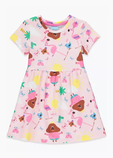 Girls Hey Duggee Pink Summer Dress Ex Matalan Baby Age 9 Months - 4 Years