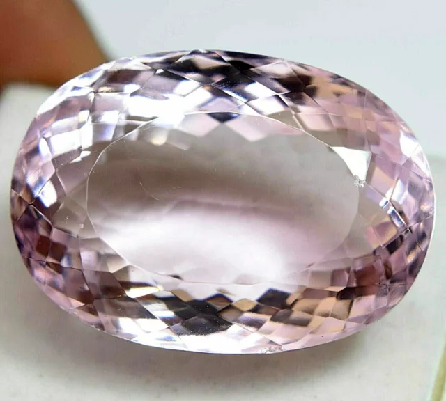 VVS 69.20 Ct Natural Pink Brazilian Amethyst Loose Gemstone AGSL Certified AAA+