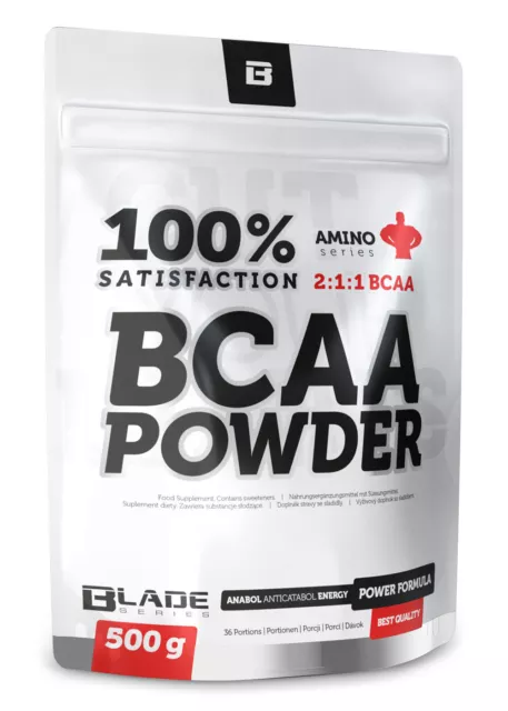 Hi Tec Nutrition - 100% BCAA Pulver + Glutamin - 500g - BLADE Series