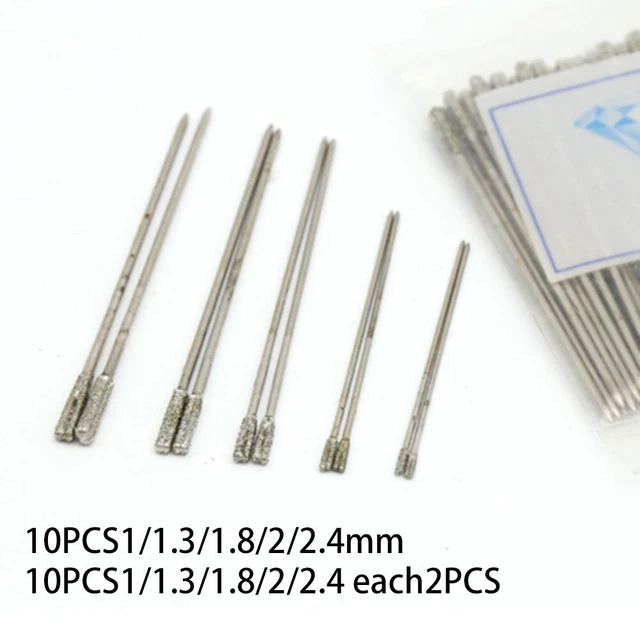 High Quality Diamond Tipped Bits for Ceramic and Semiconductors Pack of 10
