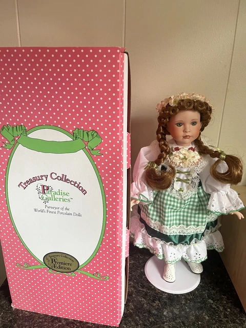 Treasury Collection Paradise Galleries Porcelain Doll Kelly Good Condition