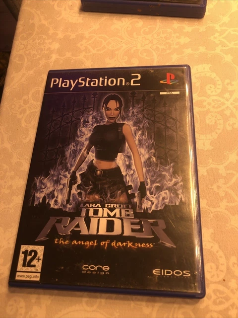 Jeu Tomb Raider : L'Ange Des Ténèbres PS2 - Version PAL FR Complète (boîte, Notice), En Bon état Fonctionnel