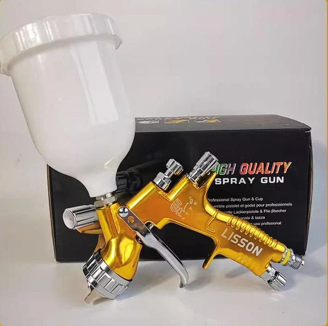 Pistola da pittura dorata professionale GTI pro lite TE20/T110 1,3 m