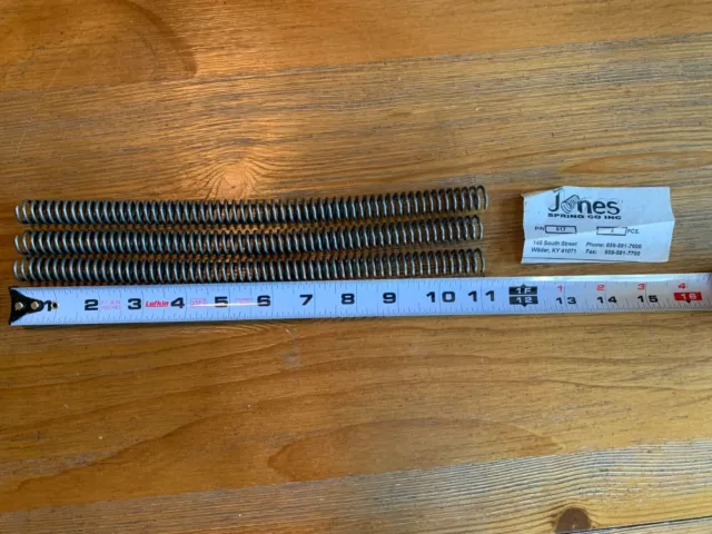 .42" ID x  .58" OD Compression Spring .06" Round Wire 11" OAL 