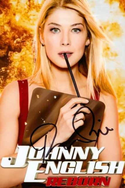 Rosamund Pike Signed 6x4 Photo Johnny English James Bond 007 Autograph + COA