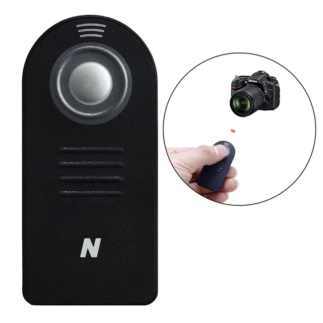 Wireless IR Infrared Remote Control ML-L3 for Nikon D3000 D3200 D3300 D3400 D90