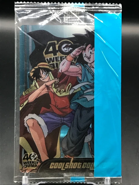 DRAGON BALL ONE PIECE Special Combo Card 40th weekly JUMP