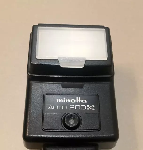 Minolta Wide Panel Diffuser For Minolta Auto 200 (Auto 200X) Flash Made in Japan