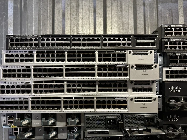Cisco WS-C3850-48T-L 48-Port Gigabit Managed Switch with 4x SFP Uplink