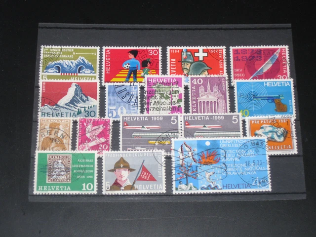 Briefmarken Europa Lot 199: Schweiz ʘ gestempelt - aus alter Sammlung
