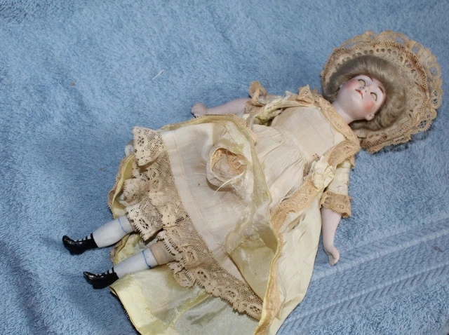 ANTIQUE~10" Doll~German~Porcelain Bisque~All Original~KESTNER GIBSON GIRL~BEAUTY 15