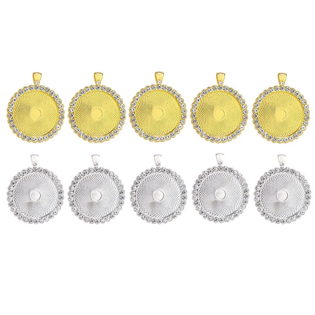10 piezas collar colgante bandeja decorativa fabricación de joyas soporte