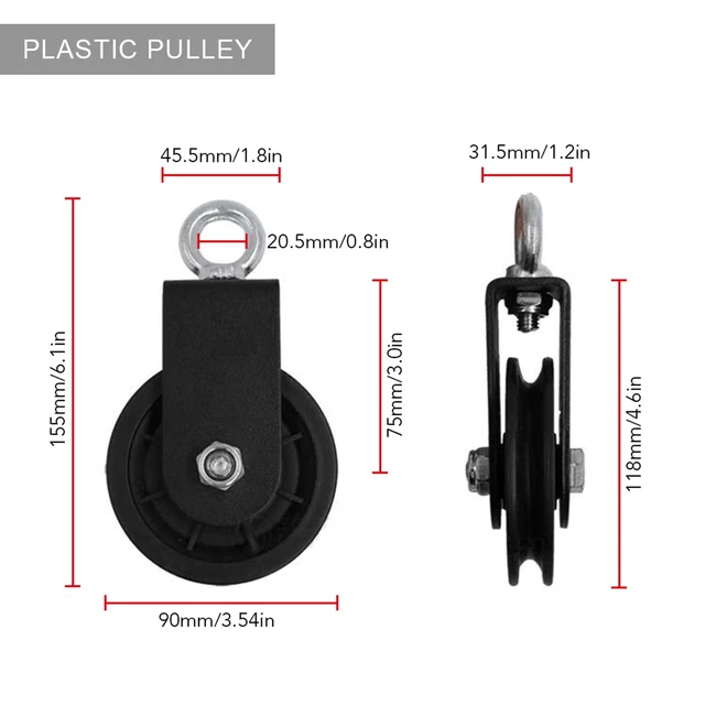 PULLEY CABLE MACHINE Attachment System With Upgraded Loading Pin Super ...