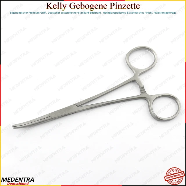 PINZA EMOSTATICA RETTA - Anelli Verdi - 16 Cm - Foto 8
