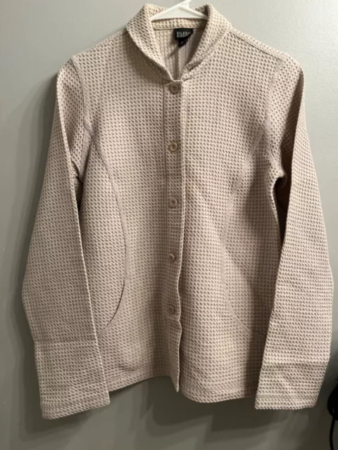 Women's cardigan jacket Eileen Fidher size S small pockets