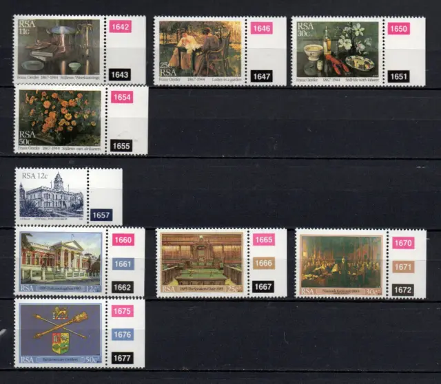 Briefmarken Sätze Südafrika  1985 postfr.   s. Scan
