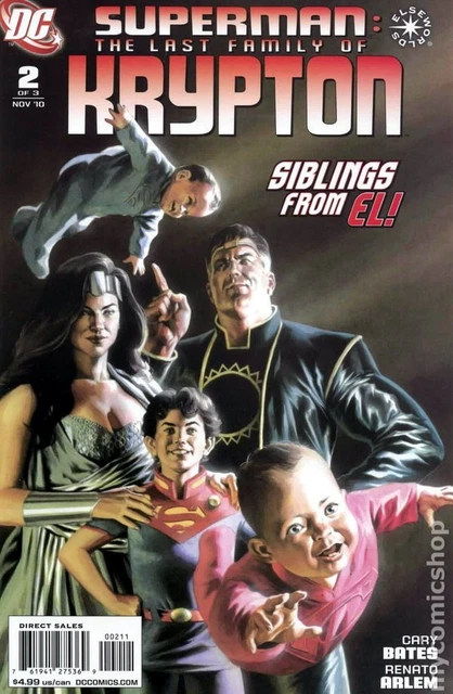 Superman The Last Family of Krypton #2 VF- 7.5 2010 Stock Image