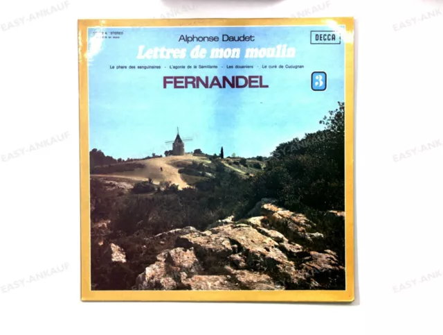 Fernandel - Lettres De Mon Moulin 3 FRA LP 1967 Alphonse Daudet '*