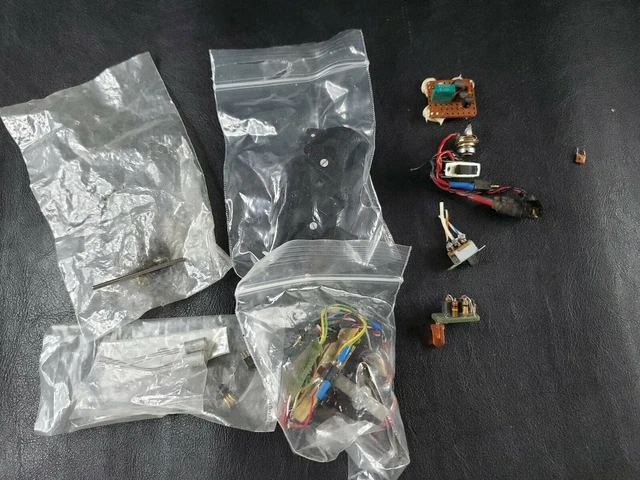 Vintage Switches, Small Circuit Boards and Electrical Parts