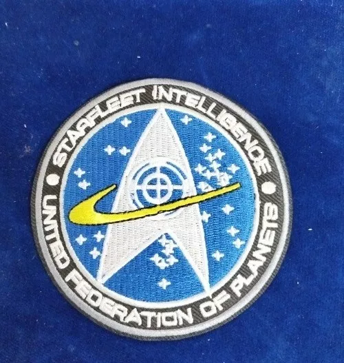 E800/  STAR TREK FEDERATION OF PLANETS Abzeichen Patch Aufnäher Bügelbild 10cm