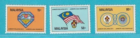 Malaysia aus 1982 ** postfrisch MiNr. 234-236 Pfadfinder