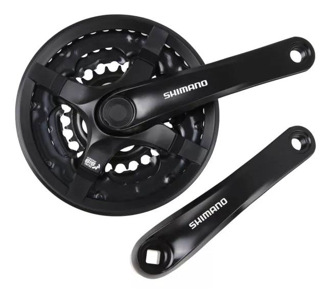 Shimano Kurbelgarnitur FC-TY501-42 170mm Tourney 42-34-24 Zähne für 6/7/8-fach