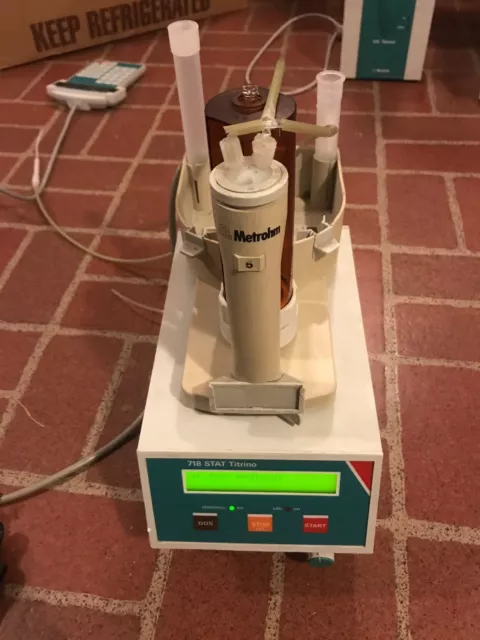 Metrohm 718 Stat Titrino Titrator System Used Good Shape