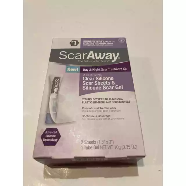 ScarAway Day Night Treatment 2 Sheet, 1 Tube Gel
