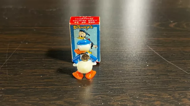 Vintage Marx Disneykins - Donald Duck Figure + Box | Wdp Hand Painted #1 3